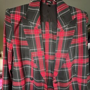 Express Plaid Blazer